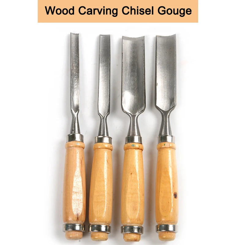 4Pcs Woodworking Chisels Set