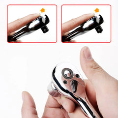 1/4" 3/8" 1/2" Steel High Torque Ratchet Wrench 24 Teeth Quick Release