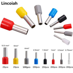 1250pcs Wire Terminal Crimp Connector Insulated Cable Terminals with Crimping Pliers