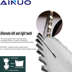 10 Inch Circular Saw Blades Wood Saw Blade Cutting Disc Woodworking Aluminum Cutting with 16/20mm Round Ring