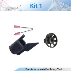 NEWONE Rotary Tool Attachments 2pcs/set Dremel Accessories Saw Sharpening Dust Blower Fan Shield Grinding Guide