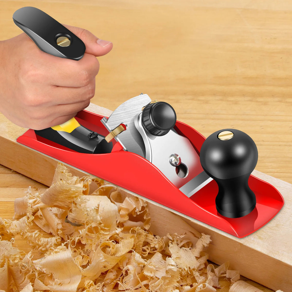 Wood Hand Planer Set Hand Tool Block Plane Cutting Edge for Trimming Projects Woodworking Carpenter DIY Model Making Planer