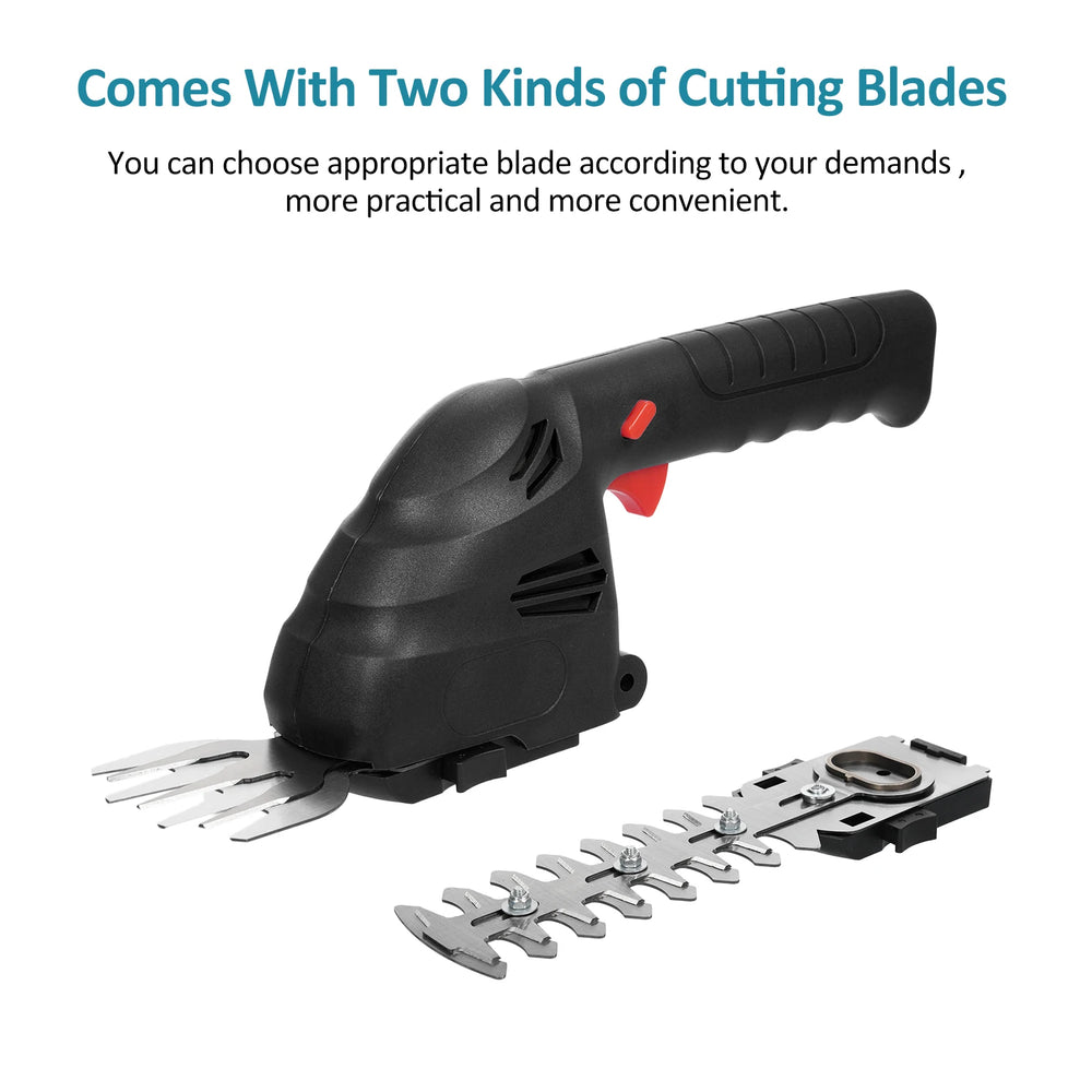 Lithium Cordless Hedge Trimmer Handheld Dual-Purpose Hedge Trimmer Bush Trimmer Electric Hedge Trimmer for Pruning Built