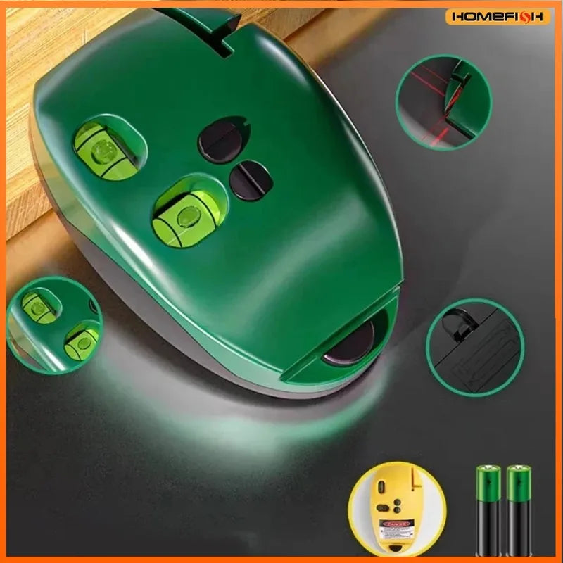 2 Lines Laser Levels ﻿Vertical Laser Level Infrared Horizontal Line 90 Degree Angle Leveling 20M Long Distance Leveling Tool