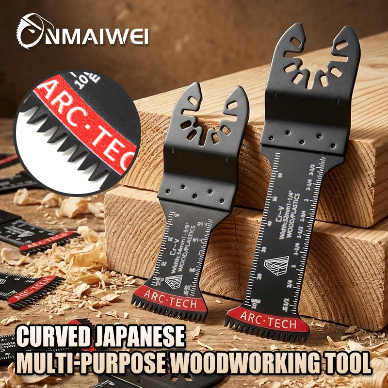 Oscillating Multi Tool Blades Japanese Teeth Arc Tech Curved Wood Cutting Blades Universal Oscillating Saw Bladesfor Power Tools