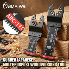 Oscillating Multi Tool Blades Japanese Teeth Arc Tech Curved Wood Cutting Blades Universal Oscillating Saw Bladesfor Power Tools