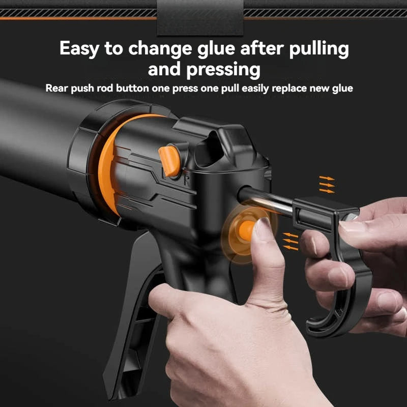 Caulk Gun Universal Silicone Glue Applicator With Non-Drip Tip For Home Kitchen Bathroom Basic Sealant  Maintenance Too