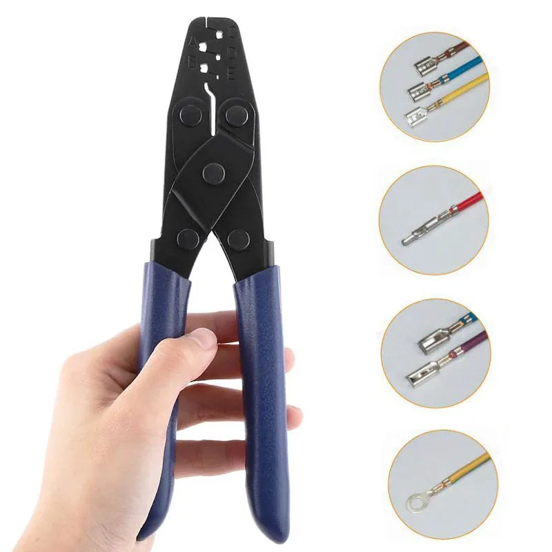 Crimping Tool for Molex, Delphi, Deutsch, AMP/Tyco,Universal Wire Terminal Crimper for Electrical, Harness, and Cable Assembly