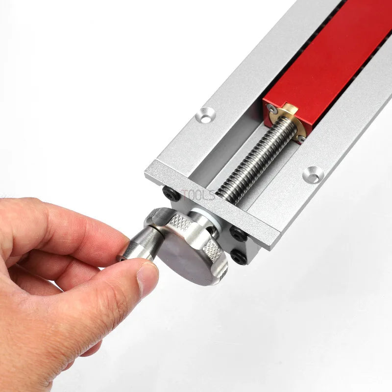 Woodworking Tail Vise Desktop Clamp Vice Workbench End Clamping Fixture Fast Move Inertia Bench Vise with Handwheel Hand Tool