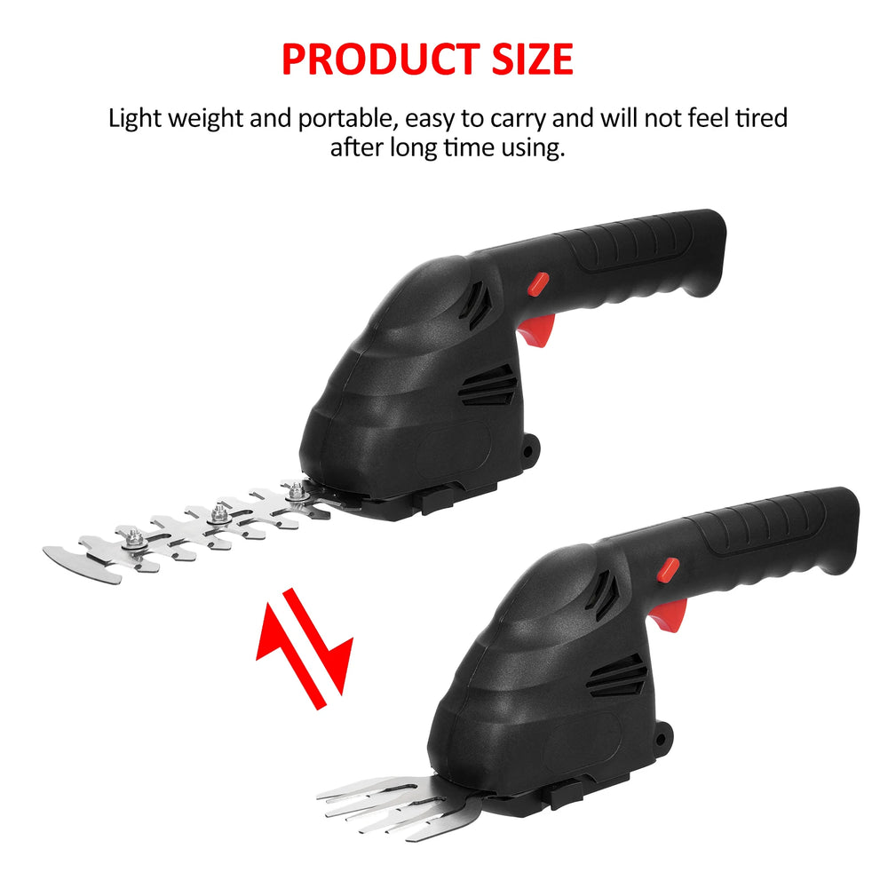 Lithium Cordless Hedge Trimmer Handheld Dual-Purpose Hedge Trimmer Bush Trimmer Electric Hedge Trimmer for Pruning Built
