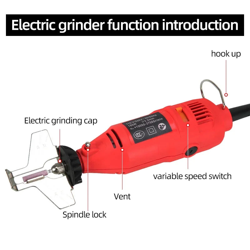 Electric Chainsaw Chain Sharpener EU USA UK AU Grinding Chain Machine Saw Chain Fast Portable Handheld Electric File