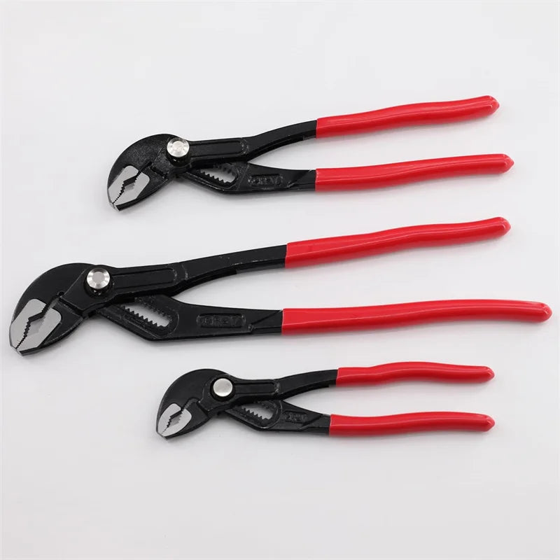 Quick Adjust V Jaw Tongue Groove Pliers 7/10/12inch V-Jaw Quick Adjust Tongue and Groove Pliers with Push-Lock and Cushion Grip
