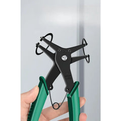 2 in 1 Snap Ring Pliers Internal External Circlip Pliers Straight Lock Ring Pliers Dual-purpose Retaining Ring Tool
