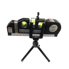 Laser Level Line Tool Multipurpose Laser Level Kit Standard Cross Line Lase Measure Tape Ruler With Metal Tripod Stand