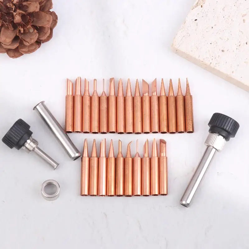 Soldering Iron Tip for Efficient Soldering, 900 Pure Copper, Non-Magnetic