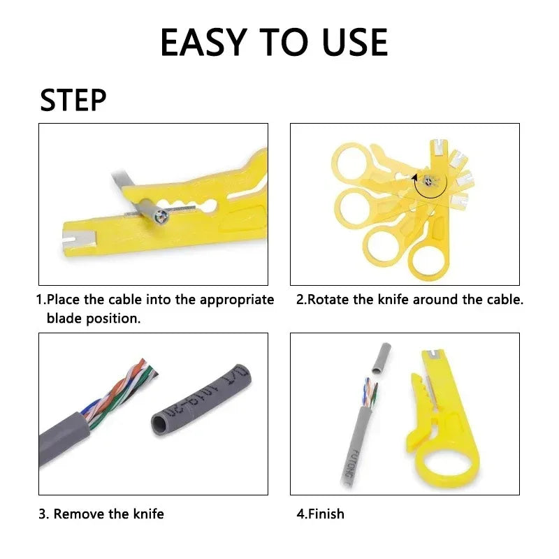 Wire Stripper Crimping Pliers Crimping Tool Cable Stripper Multi-function Tool Wire Cutting Hand Tool
