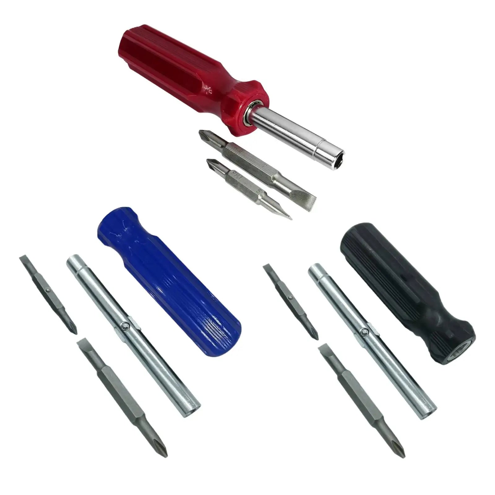 Screw Driver Set with Handle Comfortable Compact Repair Tool Kit for Outdoor Daily Repair Tools Home Use Auto Repair premium