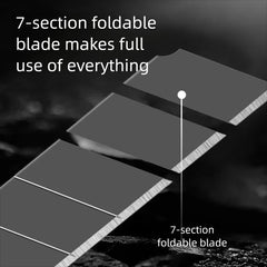 Deli Heavy Duty Utility Knife Sharp Black SK5 Carbon Steel Blades 9mm/18mm/Auto-Retractable Box Cutter for Cardboard Cartons
