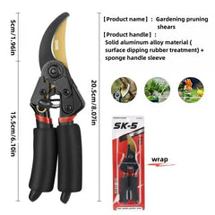 Garden Pruning Shears Plant Trim Horticulture Hand Pruner Shrub Garden Scissor Orchard Branch Shear Professional Pruning Tool
