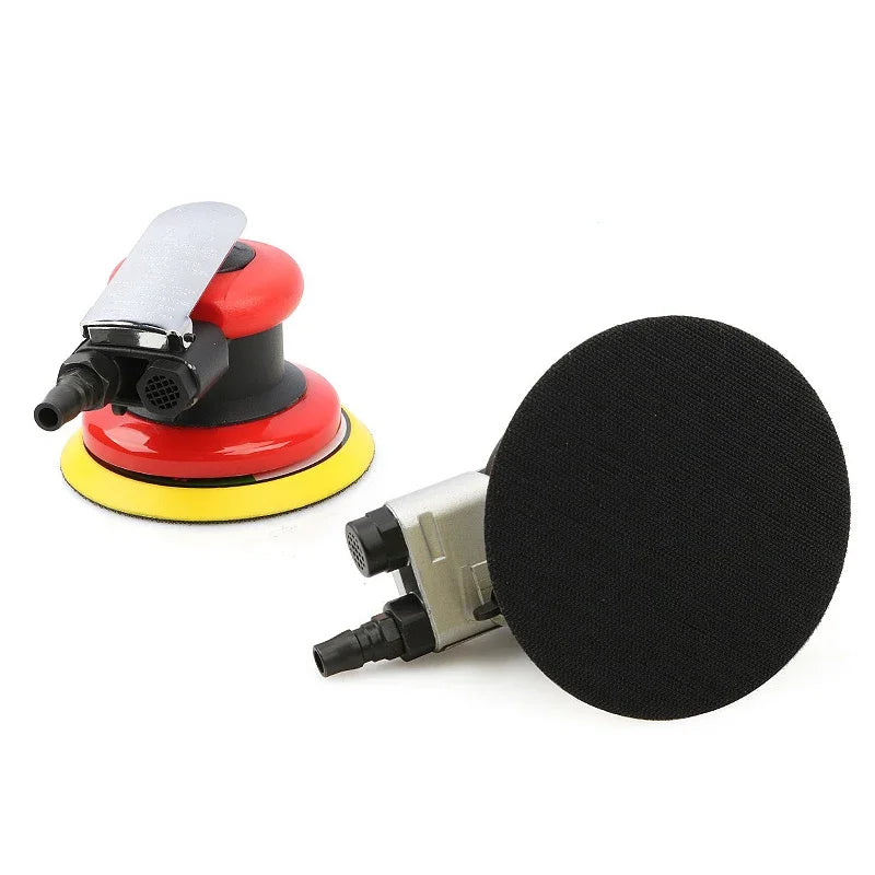 Random Orbital Sander 5" / 6" Pneumatic Palm Sander Heavy Duty for Wood, Composites, Car or Metal Polishing Grinding