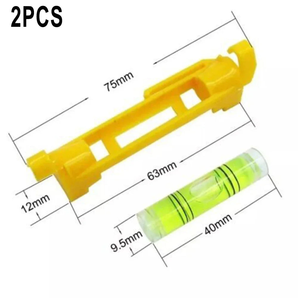2Pcs Hanging Spirit Level Set Bubble Level For Building Construction String Level Brick Lines Rope Cord String Bubble Thread New