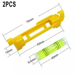 2Pcs Hanging Spirit Level Set Bubble Level For Building Construction String Level Brick Lines Rope Cord String Bubble Thread New