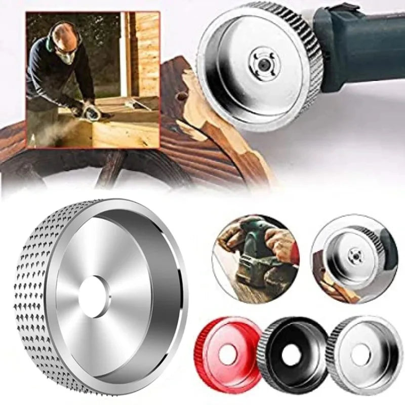 Wood Angle Grinding Wheel Angle Grinder Wood Carving Disc Aperture 16mm/22mm Wood Grinding Shaping Disc for Angle Grinders