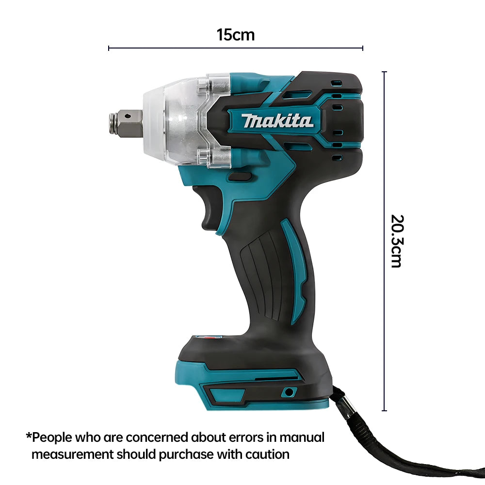 Makita DTW285 Brushless Rechargeable Impact Electric Wrench 18V High Torque Auto Repair Tool