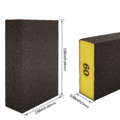 6pcs/set(60 80 120 180 240 320)Coarse Medium Fine Grit Sanding Block Sander Sponges for Wood Drywall Metal Sandpaper Sponge