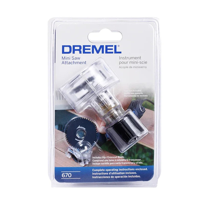 Dremel Rotary Tool Accessories 670-01 Circular Mini Saw Attachment Cutting Head for Electric Grinding Machine 3000/4000/8220