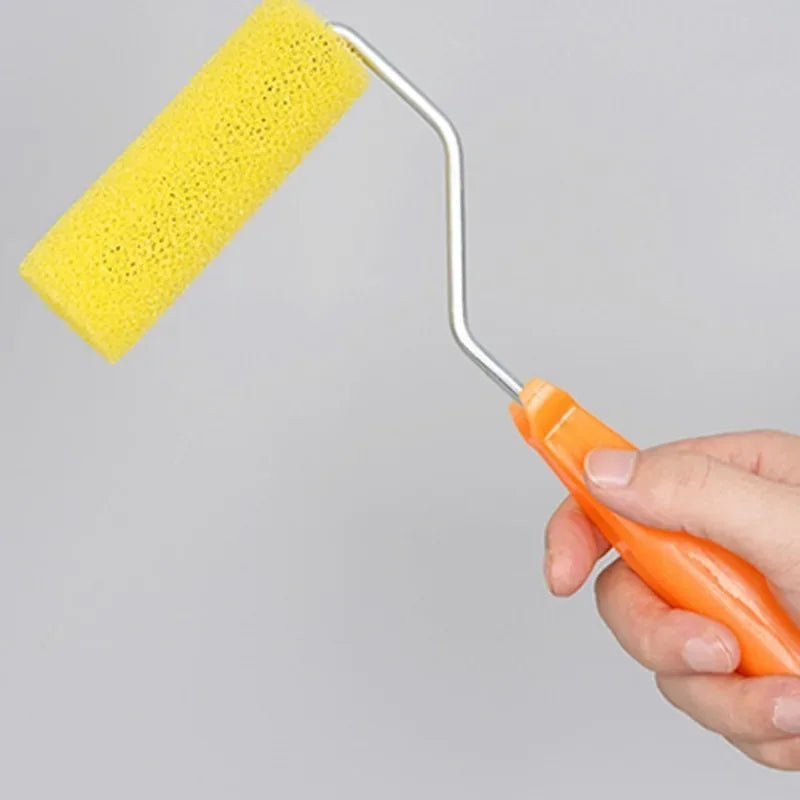 Proffesional Wall Paint Roller Brush Portable Sponge Painting Roller with Handle Roller Brush Paint Portable for Painting Tool