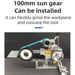 Abrasive Belt Machine Industrial Grade Small Belt Sanding Machine 762x25mm polisher Sharpener Polishing Grinding Machine
