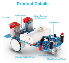 Electronics Soldering iron Project Kits Smart Car Line Following Robot Practice Soldering Iron Learning Beginners DIY Handwork