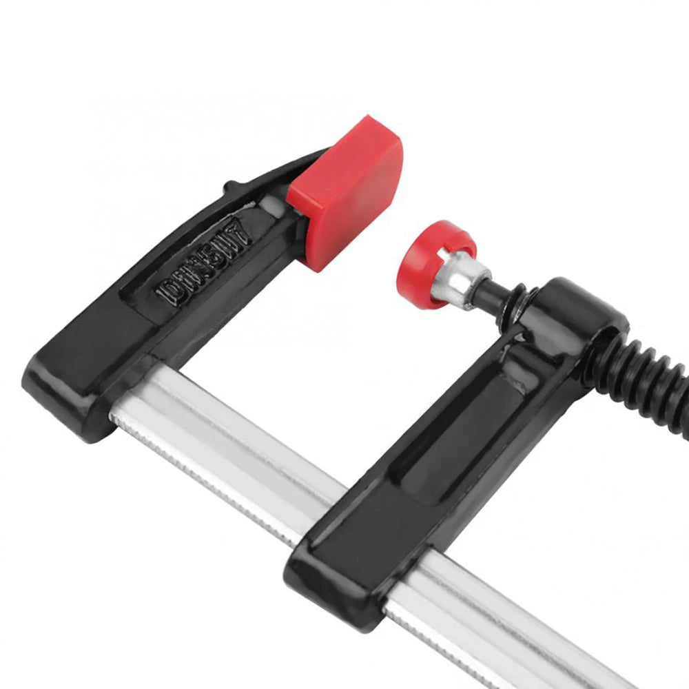 4Pcs Bar Clamp F Clamp Woodworking F Clamp Heavy Duty F Clamps Woodworking Bar Clips Quick Slide DIY Hand Tool Kit 50*300mm