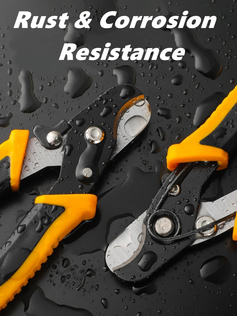Cable Cutters for Electrical Wire Wire Stripper Plier Multifunction Wire Cutting Tool Stripping Scissors Electrician Hand Tools