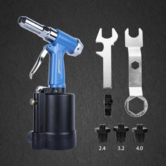 Lightweight Vertical Pneumatic Rivet Gun with Ergonomic Handle and Safety Lock – Versatile Riveting Tool for Construction, Autom