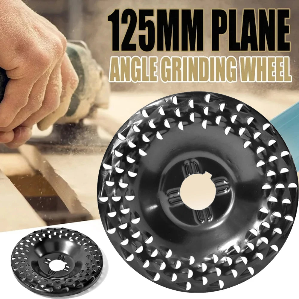 92mm/125mm Grinder Wheel Disc Wood Shaping Wheel Grinding Discs for Angle Grinders Woodworking Sanding Rotary Abrasive Tool