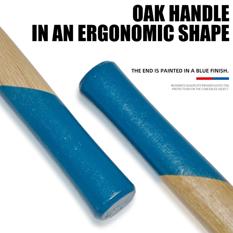 30mm 35mm 40mm Durable Eco-Friendly Rubber Mallet Hammer with Wooden Handle Repair Hammer Practical Multifunction Rubber Hammer