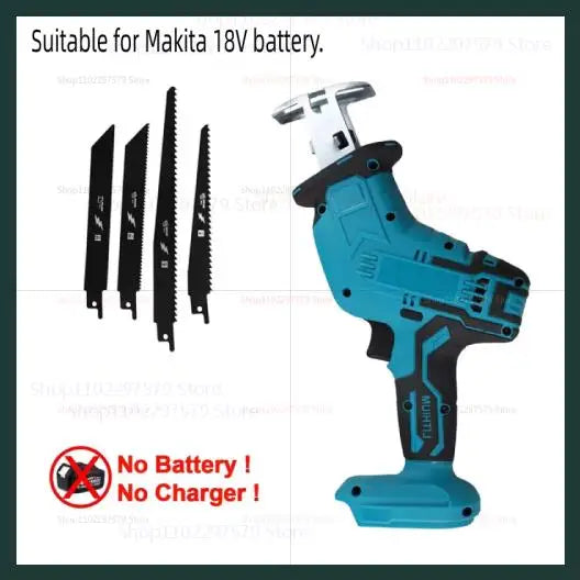 Cordless Electric Reciprocating Saw Handheld Outdoor Cutting Tool
