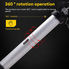 15'' Caulking Gun Adjustable Hand Caulk Gun Anti-dripping Regulating Sealant Silicone Gun with Grip Multifunction Caulking Tools