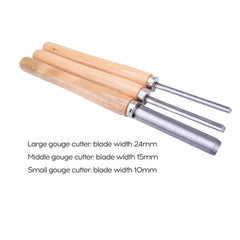 Wood Lathe Chisel Set Turning Tools Woodworking Gouge Skew Parting Spear Woodworking Turning Tools