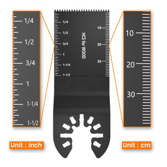 Saw Cutter Blade Accessories Oscillating Multi Tool Saw Blades for Renovator Power Wood Cutting Tools Bits 60/50/20/10/5 PCS