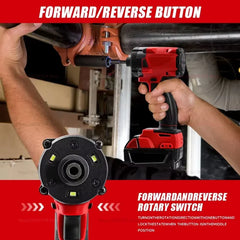 Wireless Brushless Electric Wrench 18V Impact Driver for Truck Car Repair Rechargeable Power Tool No Battery Included