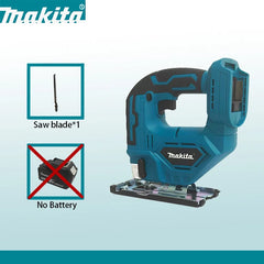 Makita Cordless Portable Brushless Jigsaw Power Tool with Saw Blade Barrel Handle No Battery 18V 340W DJV182Z