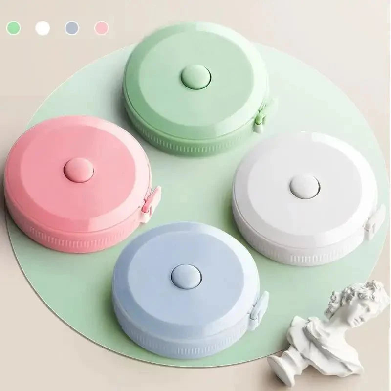 Mini Tape Measure Retractable Body Measurement Tape Measuring Ruler Double Scales Metric Meter Ruler Tailor Craft Measuring Tool