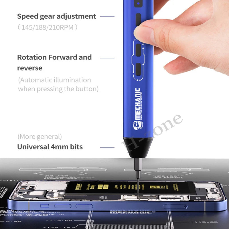 MECHANIC ES240 24in1 Universal Electric Screwdriver Set  forElectronic Products Maintenance Mobile Phone Disassembly Repair Tool