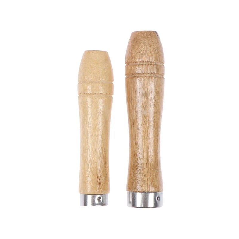 New 5Pcs/set 9/11cm Wooden File Handle Wood Rasp Woodworking Polishing Rust Proof Filing Tools Replacement Wooden File Handle