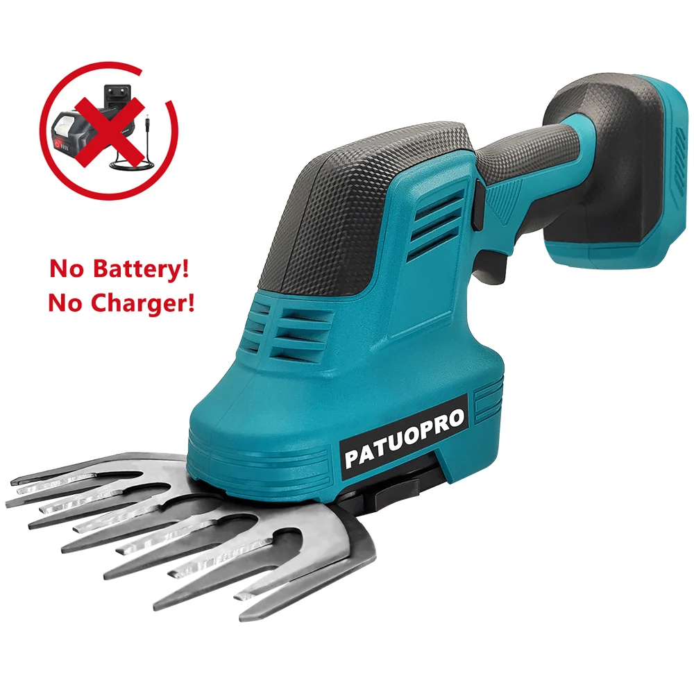 2 IN 1 Electric Hedge Trimmer Shears 21V Cordless Handheld Grass Cutter Garden Cutting Tools For Makita 18V Battery(No Battery)