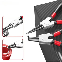 5-In Circlip Pliers,，Retaining Ring Pliersfor Removing Installing Puller Locking Rings ShaftsNeedle nose Pliers