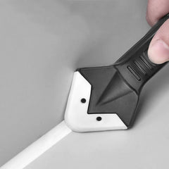 Silicone Caulking Tool | 5-in-1 Sealant Finishing Tool | Caulk Remover Glass Glue Angle Scraper for Bathroom, Kitchen, Floor